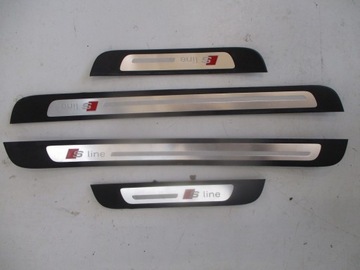 Накладка планка пороговая audi a6 4g9 s-line wew 15r фото №1