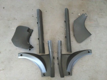 Kia rio iv v 2017- захист планка порога порогова фото №1