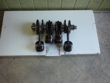 Crankshaft pistons audi a4 04r 8e0 1, 9 tdi, фото