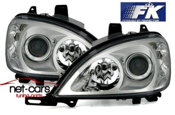 Headlights fk mb mercedes ml w163 97-01jasne, фото