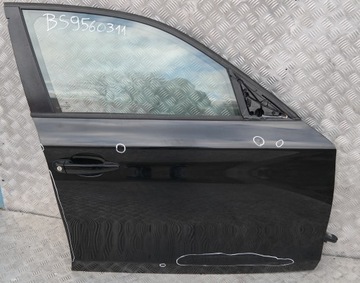 Bmw 1 e87 дверь правая передняя black черный сапфир 475, фото
