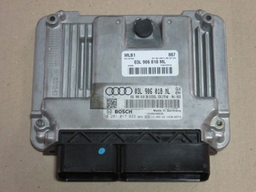 Audi комп'ютер двигуна 03l906018ml 0281017833, фото