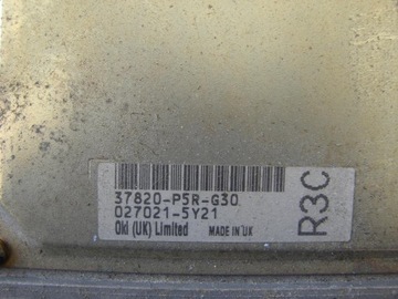Компьютер honda accord v 2, 2b 37820-p5r-g30, фото