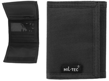 Wallet sport militarny strong miles - tec zipper velcro black, фото