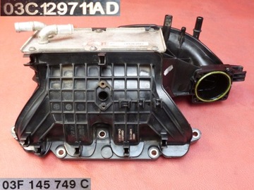 Впускний колектор vw seat skoda audi 1.4 tsi cax 2011 рік 03c129711ad, фото