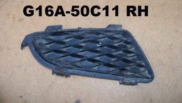 Mazda 626 v lattice on bumper front, фото