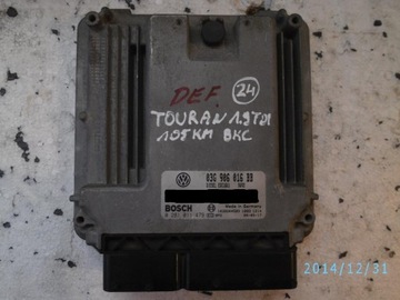 Компьютер touran 1. 9tdi 105k 03g906016bb 0281011479, фото