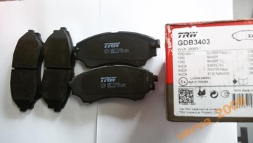 Trw pads brake front ford ranger mazda b bt, фото