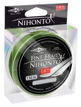 2 x wicker nihonto fine braid green 0, 20mm 150m, фото