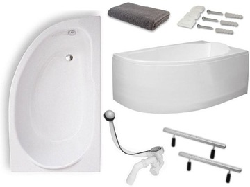 Trough angular mickey 145x85 siphon hull guarantee. 15 years, фото