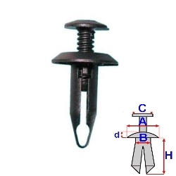 Ford seat volkswagen clip pin extender, фото