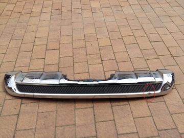 W166 166 ml amg chrome overlay diffuser rear bumper, фото
