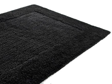 Carpet rough strength design cotton 60x100 black, фото