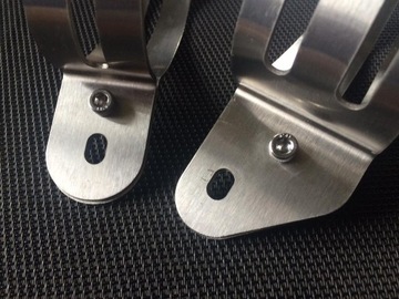 Clamp muffler akrapovich instead of carbon ktm sx wzm, фото
