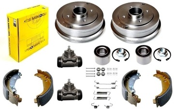 Барабаны колодки подшипник цилиндры renault clio 2 1998- thalia без abs 180mm, фото