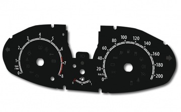 Ford b-max analog disks dashboards mph/ kmh moman, фото