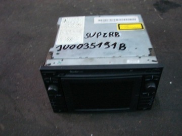 Skoda superb 1 tape recorder navigation ju0035191b, фото