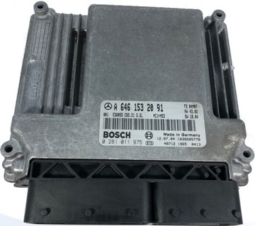 Computer ecu mercedes a6461532091 0281011975, фото