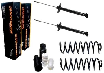 Springs shock absorbers protection bumpers audi a4 b5 sedan ass amplified hd!!, фото