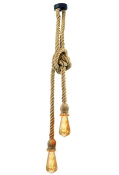 Pendant light polux rope 2-punkty lights e27, фото