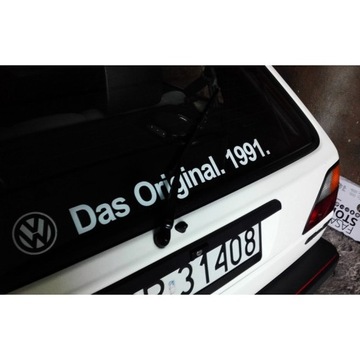 Vw golf jetta ретро наклейка das оригинал ваш год!!, фото