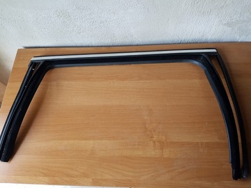 Overlay chrome right rear door vw passat b7 station wagon, фото