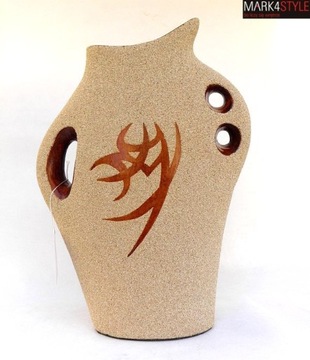 Flowerpot decorative з terracotta decorated sand, фото