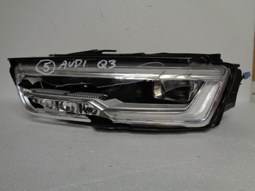 Audi q3 restyling left headlight full led 8u0941033, фото