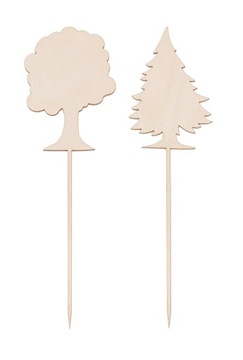 Tree trees on piku decor decorative overlays decoupage eko, фото