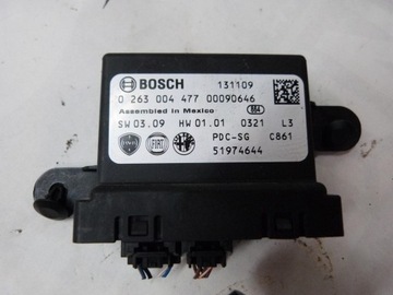 Fiat 500l control unit parking sensors control unit sensors 2014., фото