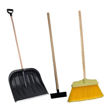 Set to for cleaning skuwacz shovel broom snow, фото