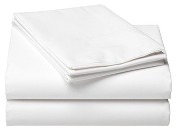 Sheet white hotel house 200x220 cotton 100% laundry, фото