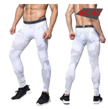 Thermoactive men's pants on gym marine, фото