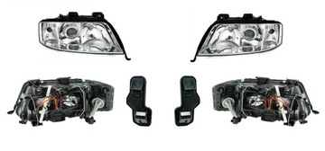 Headlights front audi ad a6 '99-'00 depo, фото