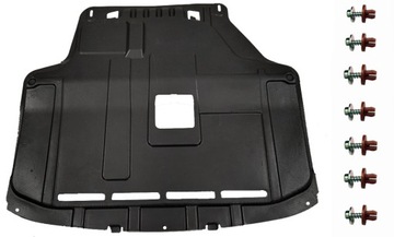 Ford fiesta mk7 vii 08- protection motor under clips, фото