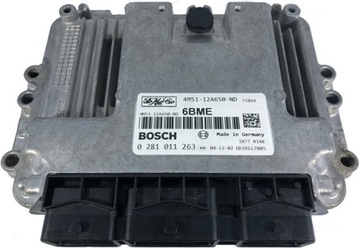Computer ecu ford focus 4m51-12a650-nd 0281011263, фото