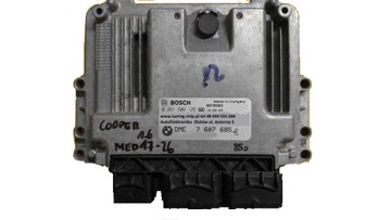 Ecu cooper 1.6 0261s06125 dme7607685-01 в комплекте, фото