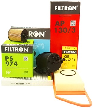 Ford fusion 1.4 tdci filter set filtron, фото