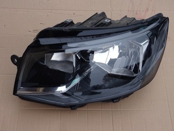 Vw transporter t5 restyling 7e1941015l left headlight good condition, фото
