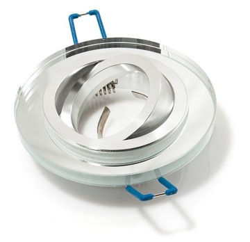 Plinth fog lights led backlight round mobile glass, фото