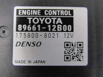 Computer 89661-12b00 2.0 d4d toyota auris 2007, фото