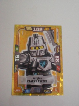 Map lego nexo 2, le10 powerful black knight limited edition, фото