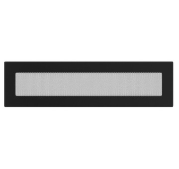 Lattice ventilation colored grilles 11 x 42 centimeters black, фото