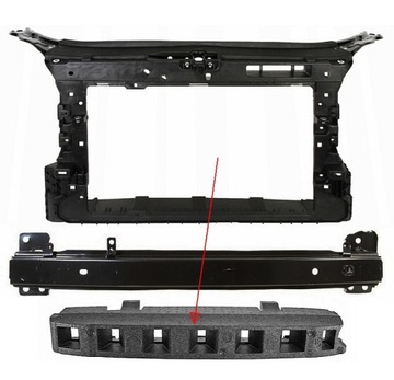 Skoda fabia roomster 10 - amplifier bumper booster absorber foam, фото
