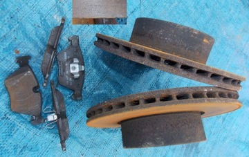 E88 e91 2. 0d 6772669 disks brake front pads 300mm original, фото