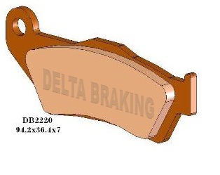 Колодки гальмівне delta db2220 or-n, фото