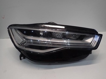 Right headlight audi a6 c7 restyling 15 - full led matrix, фото