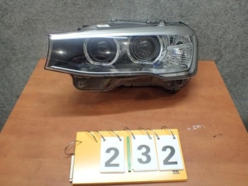 Фара левая передняя bmw x3 f25 f26 рестайлинг 015 - bi - xenon, фото
