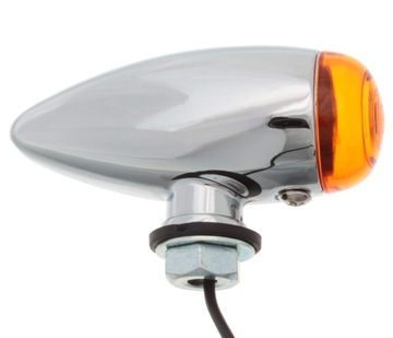 Turn signals directional indicators kropla knight metal chrome honda suzuki chopper hd 1, фото