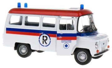 Nysa 522 ambulance rescue model welly 1: 34 erka, фото